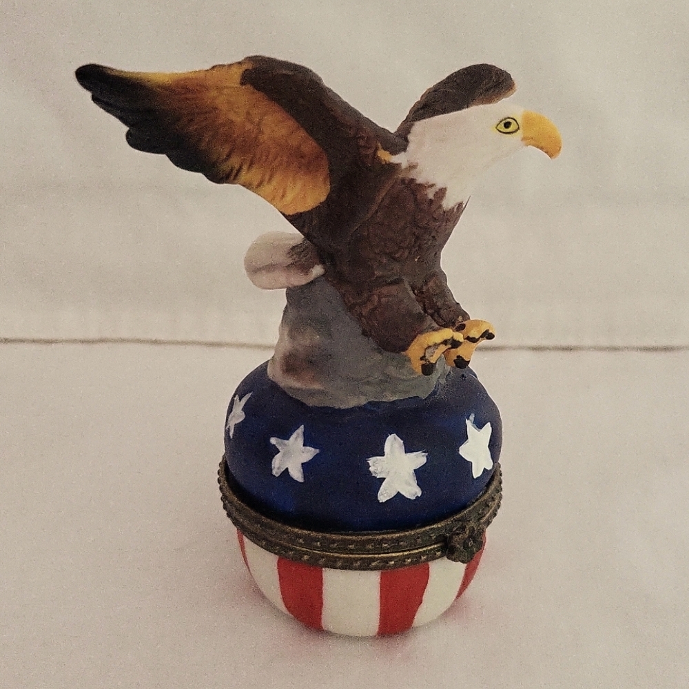 Eagle Patriotic Trinket Box